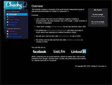Tablet Screenshot of chuckyg.com